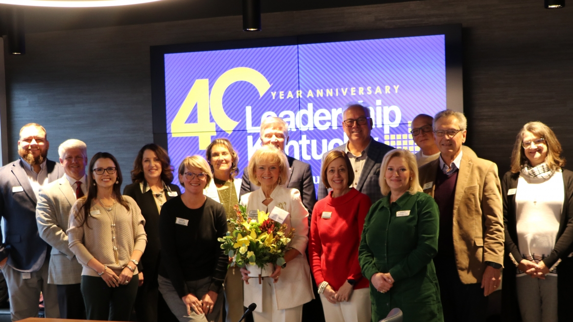 Janice Way and members of the LKY Board and Staff